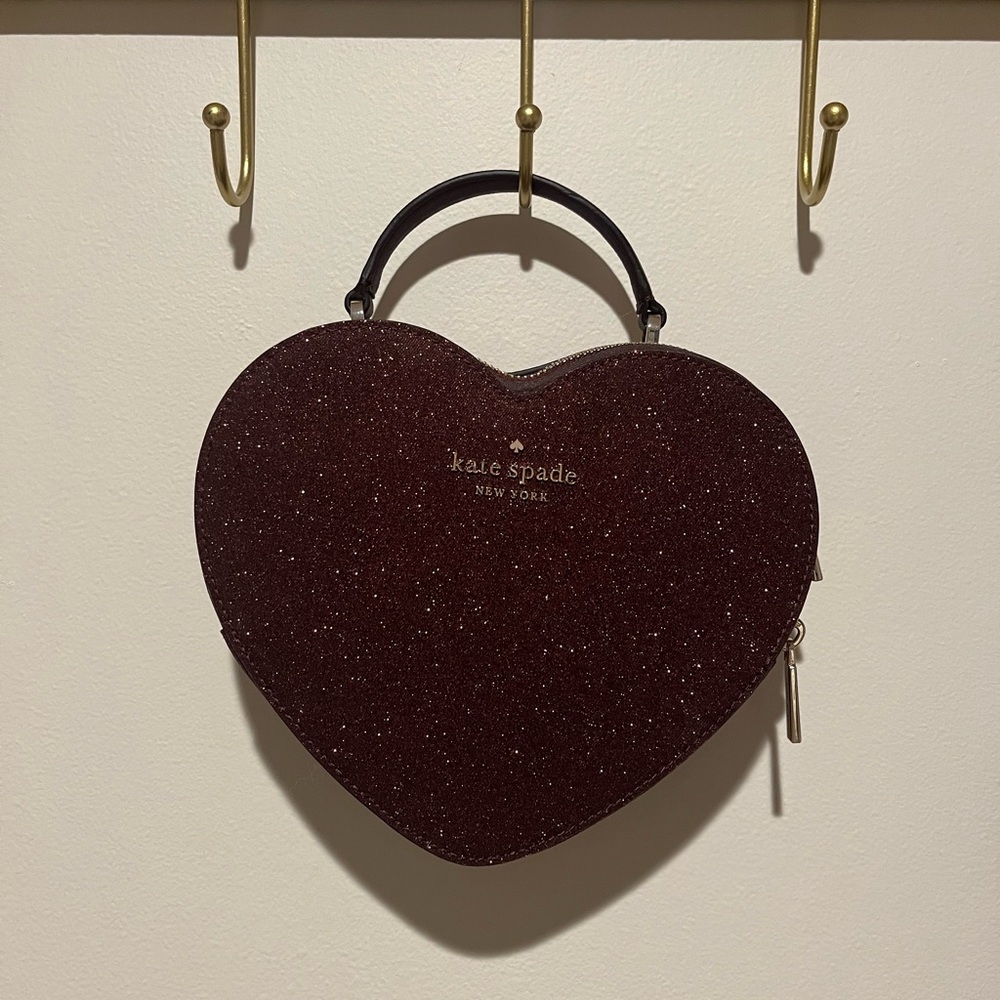 Kate Spade Burgundy Sparkle Purse